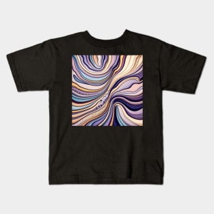 Abstract fluid art Kids T-Shirt